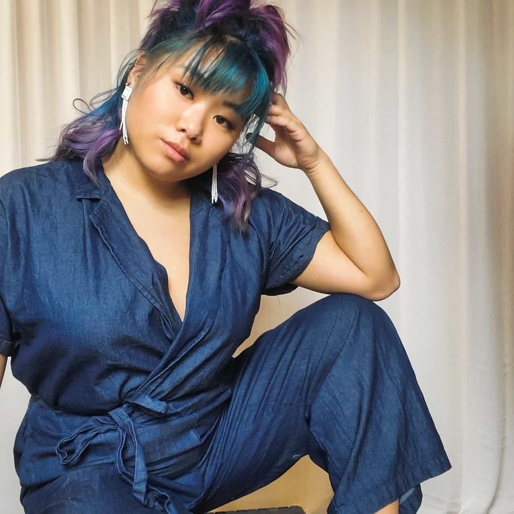 Denim jumpsuit